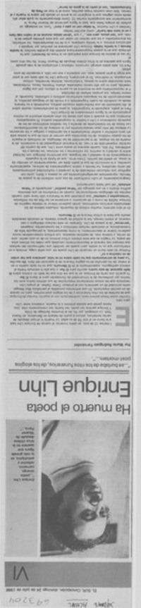 Ha muerto el poeta Enrique Lihn