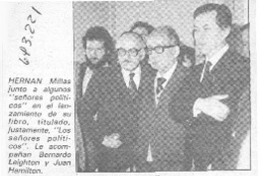 "Los Señores políticos" ahora están en la librerías.