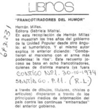 Fracotiradores del humor