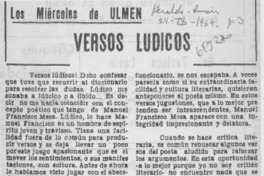 Versos lúdicos