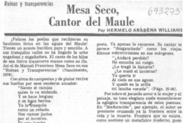 Mesa Seco, cantor del Maule