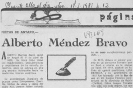 Alberto Méndez Bravo.