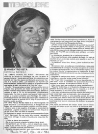 Patricia Méndez : [entrevista]