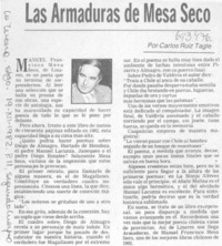 Las armaduras de Mesa Seco