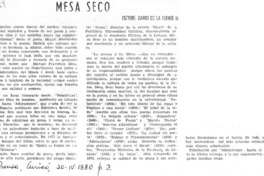 Mesa Seco
