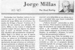 Jorge Millas