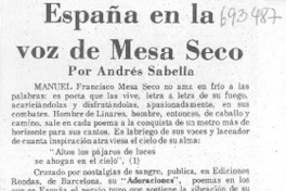 España en la voz de Mesa Seco