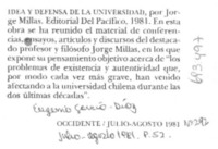Idea y defensa de la Universidad