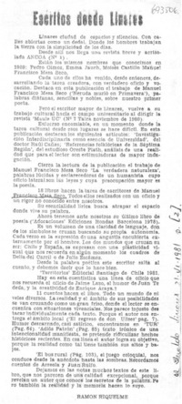 Escritos desde Linares