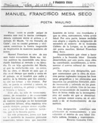 Manuel Francisco Mesa Seco