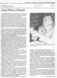 Jorge Millas, fiósofo