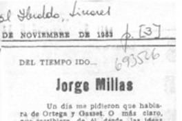 Jorge Millas