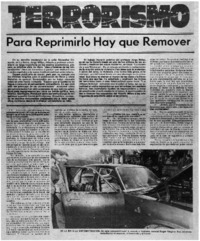 Para reprimirlo hay que remover los pretextos que lo ennoblecen : [entrevista]