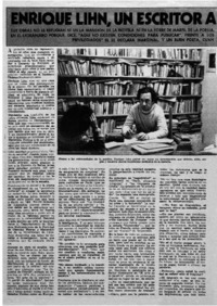 Enrique Lihn, un escritor a la interperie: [entrevista]