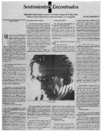 Sentimientos encontrados : [entrevista]