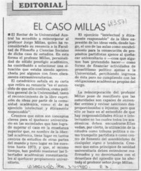 El Caso Millas.