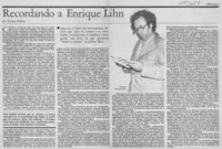 Recordando a Enrique Lihn