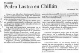 Pedro Lastra en Chillán
