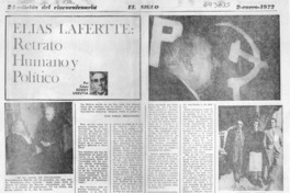 Elías Lafertte, retrato humano y político