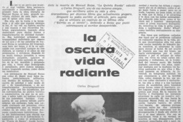 La oscura vida radiante.