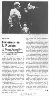 Fantasmas en la frontera