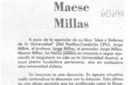 Maese Millas