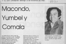 Macondo, Yumbel y Comala