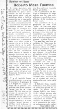 Roberto Meza Fuentes