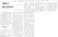 Chiloé y sus literatos