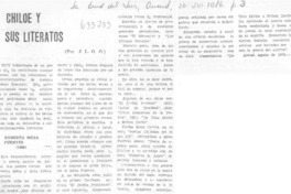 Chiloé y sus literatos