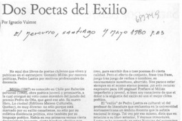 Dos poetas del exilio