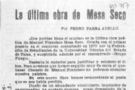 La última obra de Mesa Seco