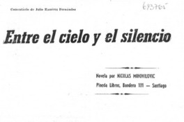 Entre el cielo y el silencio