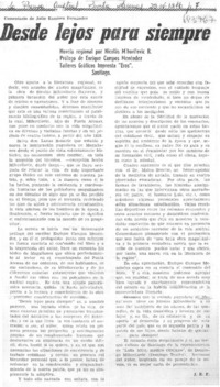 Desde lejos para siempre