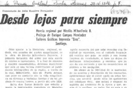 Desde lejos para siempre