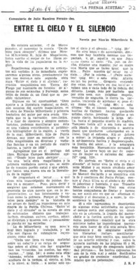 Entre el cielo y el silencio