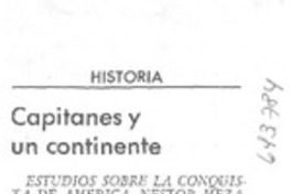 Capitanes y un continente