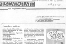 Los señores políticos