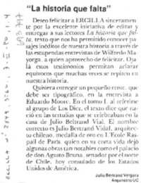 La historia que falta