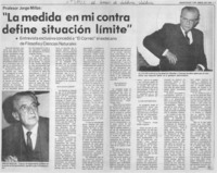 La medida en mi contra define situación límite".