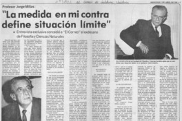 La medida en mi contra define situación límite".