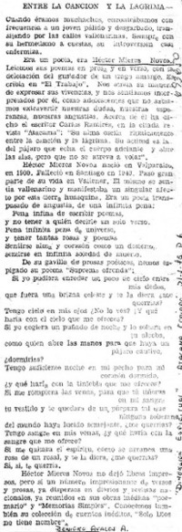 Entre la canción y la lágrima