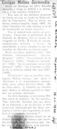 Enrique Molina Garmendia