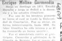 Enrique Molina Garmendia