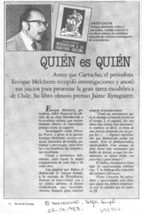 Quién es quién.
