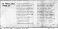 La poesía joven actual (XI)
