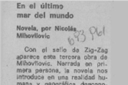 En el último mar del mundo