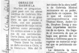 Obras de Gabriela