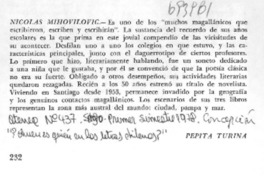 Nicolás Mihovilovic