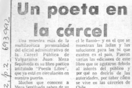 Un poeta en la cárcel.